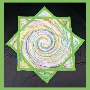 BEGINNER 26" Flow Star LIGHTWEIGHT Dapo Spinning Cloth, Festival Rave Toy Green